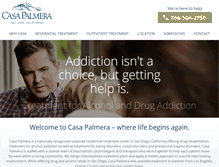 Tablet Screenshot of casapalmera.com